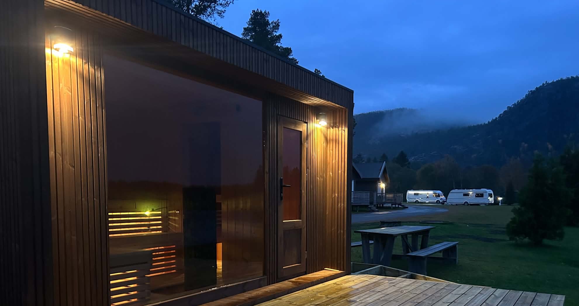 Badstuen Dråpen Sauna Namsos Camping